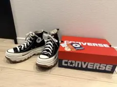 CONVERSE プラットフォームハイカットスニーカー ブラック