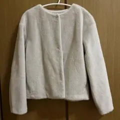 ユニクロ　スムースヤーンフリースノーカラージャケット