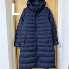 ユニクロ ウルトラライトダウンコート フード付き 黒 2way L