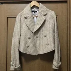 リエンダ  ショートコート  Pコート ジャケット ベージュ