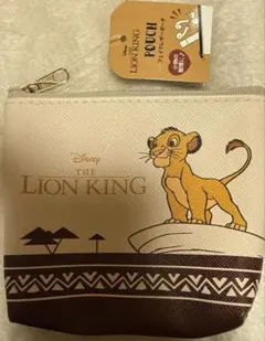 【新品】ディズニー ライオンキング フェイクレザーポーチ