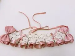 ピンク レース フリル ヘアアクセサリー ロリィタ ヘッドドレス