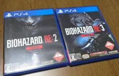 PS4 バイオハザードRE2,RE3 2本セット