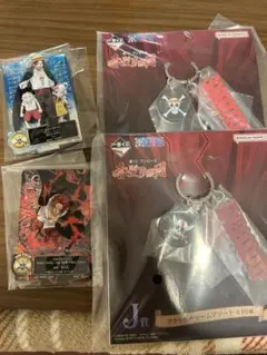 一番くじ ワンピース 赤髪海賊団 H賞 シャンクス・ルフィ・ウタ　J賞