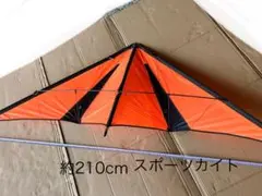 未使用　スポーツカイト　本格的スタントカイト　約210cm ビッグサイズ凧難あり