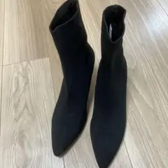 【RANDA】ソックスブーツ　ブラック　Lサイズ