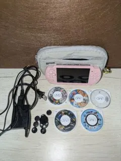 ピンク PSP-3000 本体 UMDディスク付き PSP
