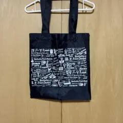 KFC エコバッグ 黒ネイビー中型