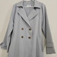 GLACIER Honeys 撥水加工トレンチコート Lサイズ サックスブルー