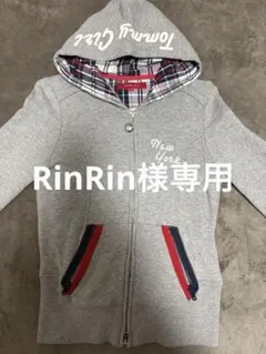 tommy girl グレー フード付きパーカー XS