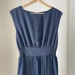 さ*と様 オケージョンドレス　ネイビー