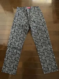 Supreme シュプリーム　ワークパンツ　S ペイズリーのサムネイル