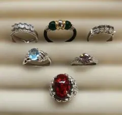 10〜13号 ビンテージリング 6点まとめ売り