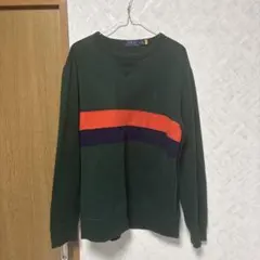 Polo Ralph Lauren ストライプスウェット Lサイズ