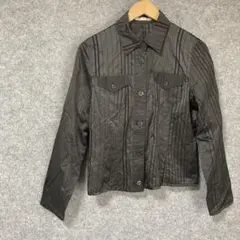 CORDIERストライプ柄 長袖シャツ ジャケット ブラウン系のサムネイル