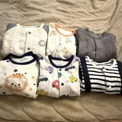 ロンパース・カバーオール 6点セット　50-60