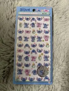 スティッチ ボンボンドロップミニ シール