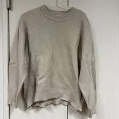 GU ジーユー ベージュ ニット Lサイズ