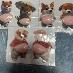 ぷにぷに柴犬 ステッカー 3セット