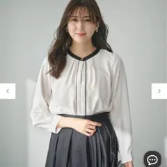 XSサイズ any SiS フロントタック ブラウス