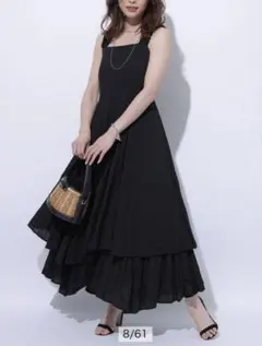 アプワイザー☆ <富張愛さんコラボ> ワッシャープリーツイレへムワンピースのサムネイル