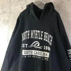 A3480古着　パーカー　ブラック　90s Y2K