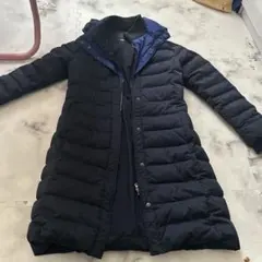 UNIQLO×Theoryコラボ ネイビー フード付きダウンコート140 150