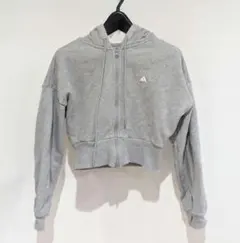 アディダス ステラマッカートニー クロップドパーカー フーディー