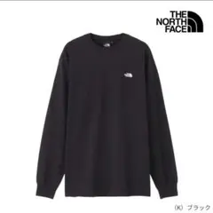 美品 ノースフェイスヌプシコットンティーシャツ 黒 ブラック
