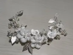 ウェディング ヘッドドレス ホワイト