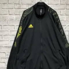 アディダス ジャージ　トラックジャケット　ブラックXLオーバーサイズ86