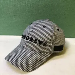 め15●St Andrews チェック柄キャップ