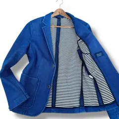 美品✨ザラ テーラードジャケット デニム インディゴ 2B ブレザー