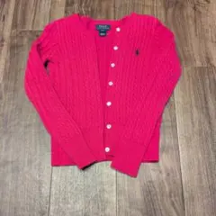 Polo Ralph Lauren ピンク カーディガン S(7)
