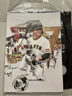 長野久義 引退記念ボードとステッカーセット