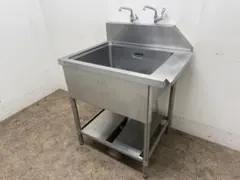 アズマ ステンレス 2層シンク流し台 厨房 