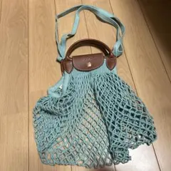ロンシャン フィレバッグ エコバッグ ブルー ラージ