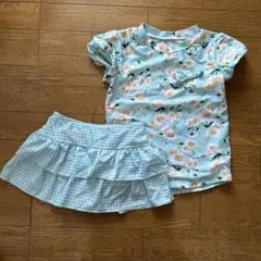 女の子　セパレート水着　140