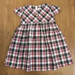 ❤︎MIDORI❤︎チェック ワンピース 110のサムネイル