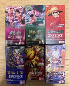 ワンピースカード6BOX OP-11〜14 エッグヘッドクライシス他