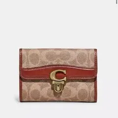 coach ミディアム ウォレット　シグネチャー キャンバス箱付き