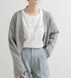 【未使用タグ付き】ロゴプリントロングTシャツ　アーバンリサーチドアーズ