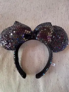 ミニーマウス　カチューシャ スパンコール