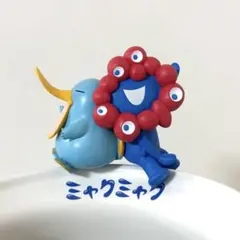 万博 PUTITTO ミャクミャクとイコちゃん フィギュア フチのり.