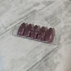 ネイルチップ キルティング マグネット リボン サイズオーダー