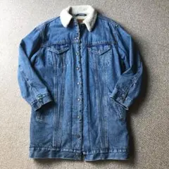 【美品】リーバイス プレミアム ボアデニムジャケット(長め)