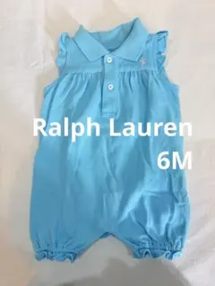 【Ralph Lauren☆ラルフローレン☆フリル使いノースリーブロンパース】