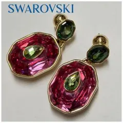 【良品】SWAROVSKIスワロフスキー Chroma ピアス　❤︎