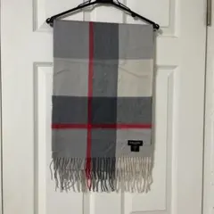 （美品）Joshua Ellis カシミヤ 中判ストール 190cm×35cm