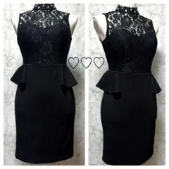 ぺプラムドレス♡キャバドレス♡ラウンジ